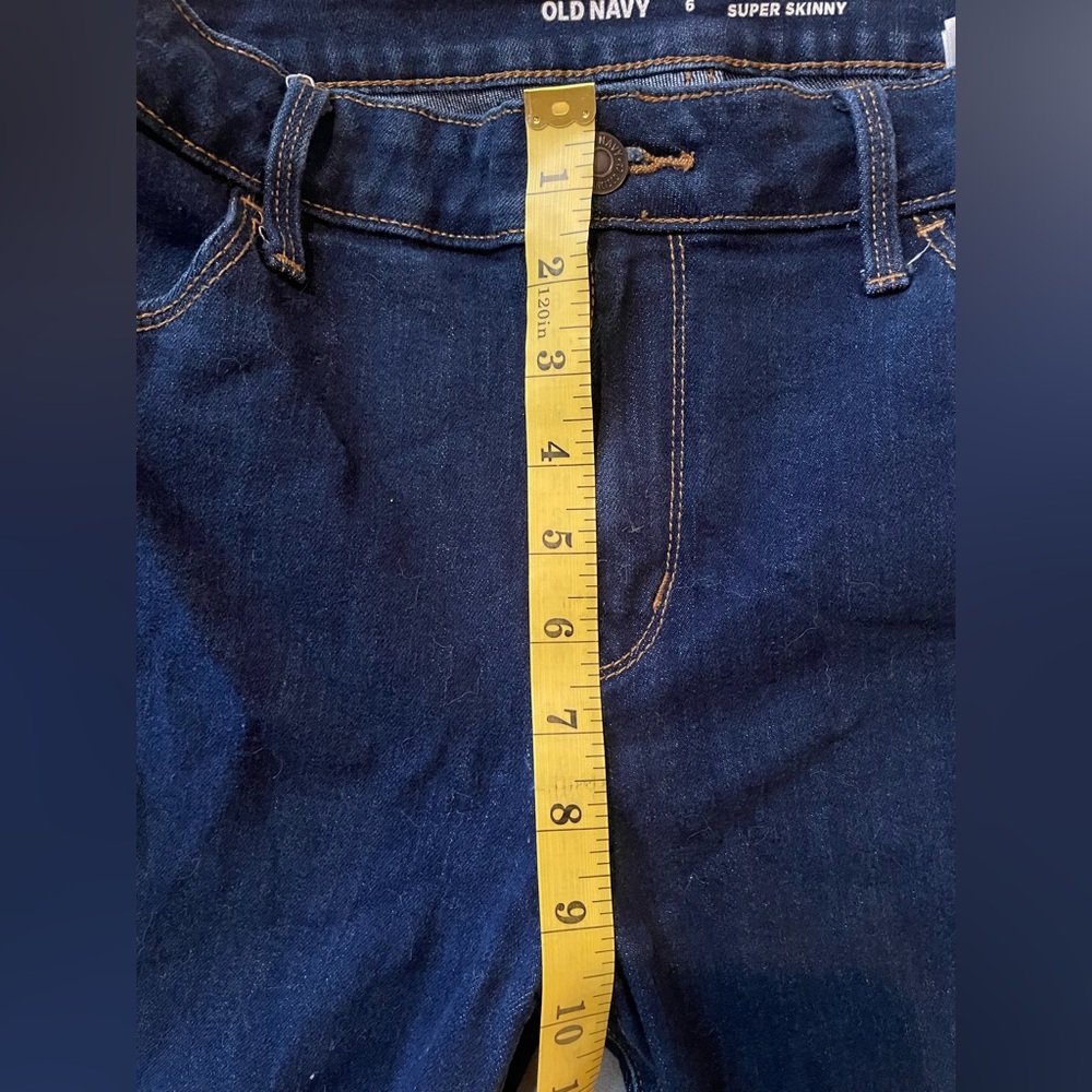 Old Navy size 6 super skinny high rise jeggings - Picture 3 of 7